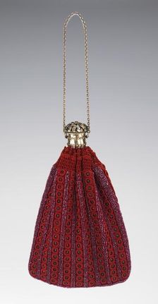 Bag, American, third quarter 19th century. Creator: Unknown