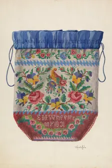 Bag, c. 1940. Creator: Cornelius Christoffels