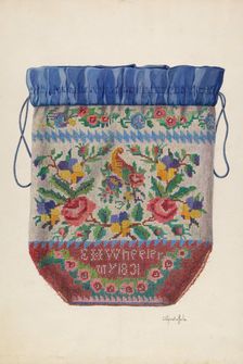 Bag, c. 1940. Creator: Cornelius Christoffels