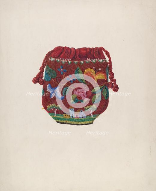 Bag, c. 1940. Creator: Harriette Gale.