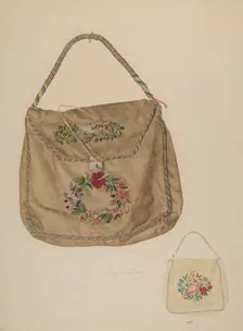 Bag, c. 1941. Creator: Georgine E. Mason