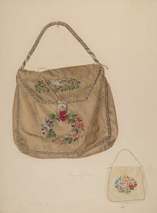 Bag, c. 1941. Creator: Georgine E. Mason