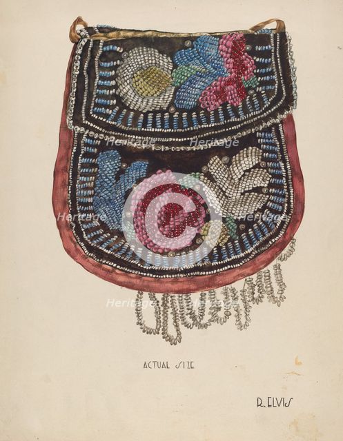 Bag, c. 1936. Creator: Roberta Elvis.