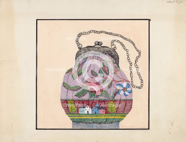 Bag, c. 1937. Creator: Margaret Linsley.