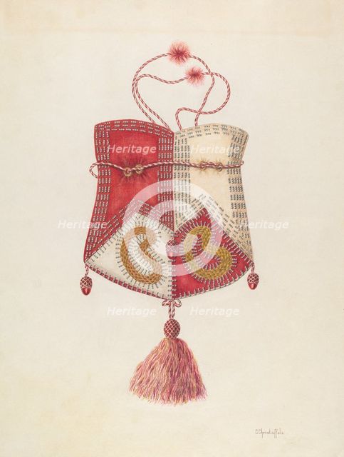 Bag, c. 1937. Creator: Cornelius Christoffels.