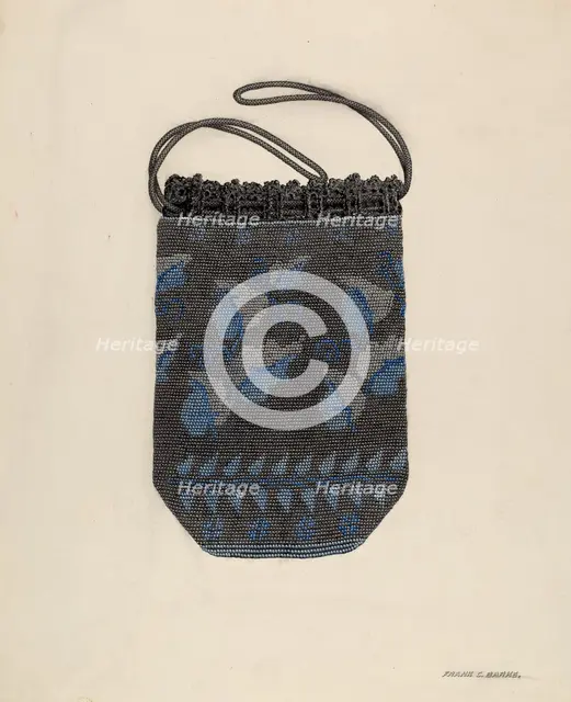Bag, c. 1938. Creator: Frank C. Barks.