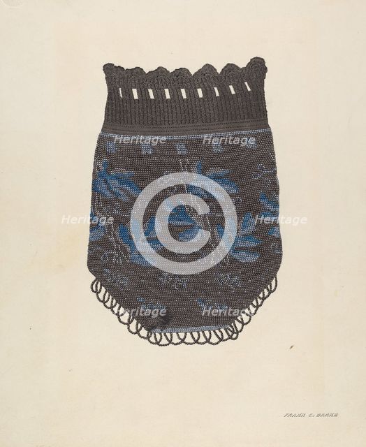 Bag, c. 1938. Creator: Frank C. Barks.