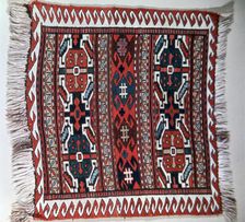 Bag face with soumak brocading, Caucasus