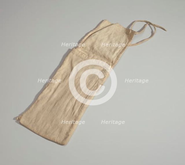 Bag for sliding caliper used by Dr. Montague Cobb, mid 20th century. Creator: Unknown.