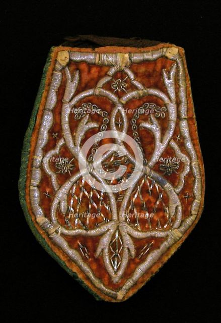 Bag, France, 1680/1700. Creator: Unknown.