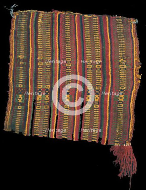 Bag, Peru, A.D. 1476/1532. Creator: Unknown.