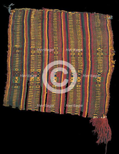 Bag, Peru, A.D. 1476/1532. Creator: Unknown.