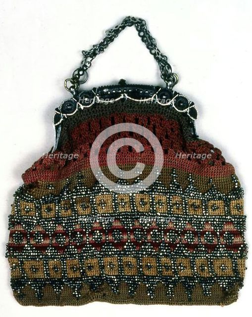 Bag, United States, c. 1840. Creator: Unknown.