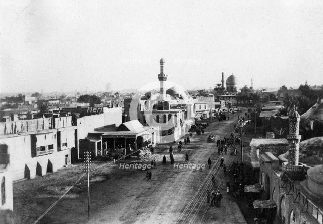 Baghdad fron the north gate, Iraq, 1917-1919. Artist: Unknown
