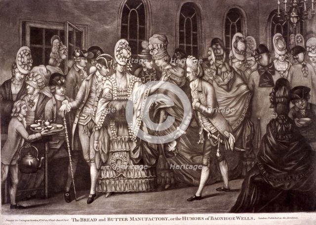 Bagnigge Wells, St Pancras, London, 1772. Artist: Anon