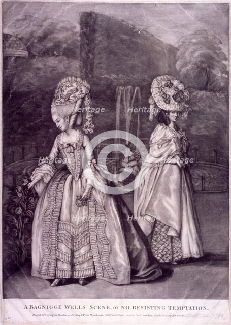 Bagnigge Wells, St Pancras, London, c1780. Artist: Anon