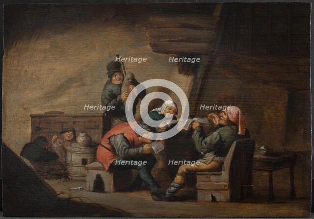 Bagpipe Music and Singing. The Five Senses: The Sense of Hearing, 1637-1656. Creator: Anthonie Victoryns.