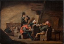 Bagpipe Music and Singing. The Five Senses: The Sense of Hearing, 1637-1656. Creator: Anthonie Victoryns