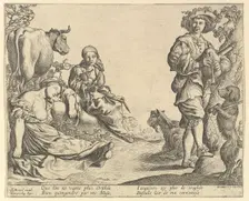 Bagpipe Player, 1610-50. Creator: Pierre Brebiette