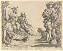 Bagpipe Player, 1610-50. Creator: Pierre Brebiette