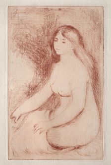 Baigneuse assise, c. 1905. Creator: Pierre-Auguste Renoir (French, 1841-1919)