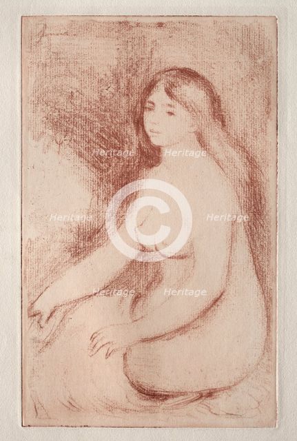 Baigneuse assise, c. 1905. Creator: Pierre-Auguste Renoir (French, 1841-1919).
