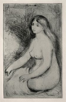Baigneuse assise, c. 1905. Creator: Pierre-Auguste Renoir (French, 1841-1919)
