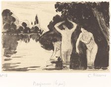Baigneuses, c. 1895. Creator: Camille Pissarro