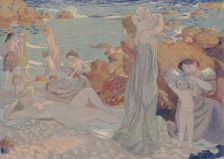 Baigneuses, plage du Pouldu, 1899. Creator: Denis, Maurice (1870-1943)
