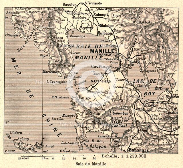 ''Baie de Manille; Les Terres Du Pacifique', 1914. Creator: Unknown.