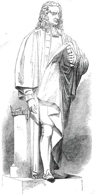 Baily's statue of Dr. Watts, 1845. Creator: Unknown.