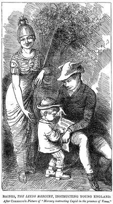 Baines,'The Leeds Mercury Instructing Young England 1847