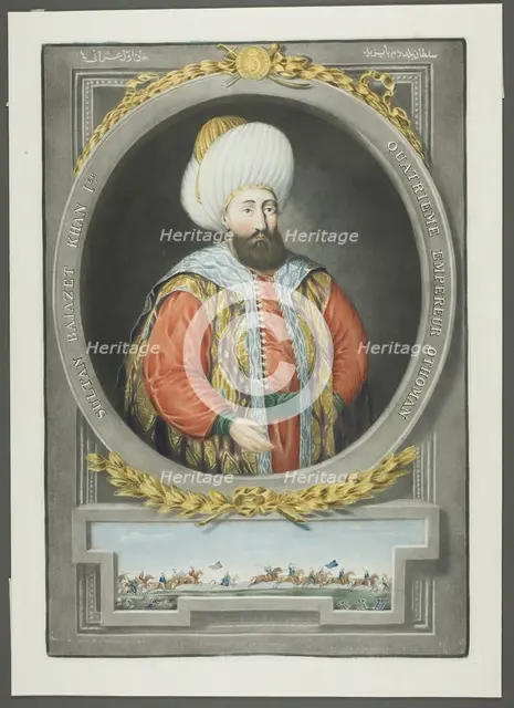 Bajazet Kahn I, from Portraits of the Emperors of Turkey, 1815. Creator: John Young.