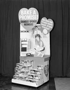Bake a Promise Batchelors gondola display, 1965. Creator: Michael Walters