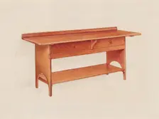 Bake Room Table, c. 1936. Creator: Alfred H. Smith