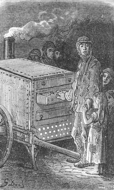 Baked Potatoe Man 1872. Creator: Gustave Doré