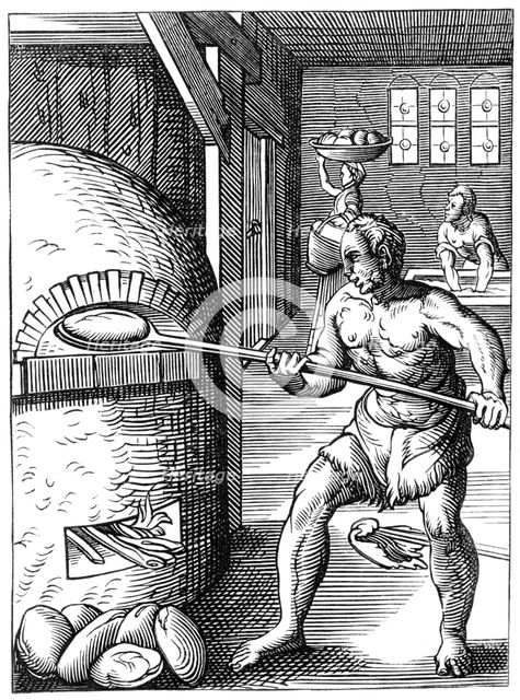 Baker, 16th century (1849).Artist: Jost Amman