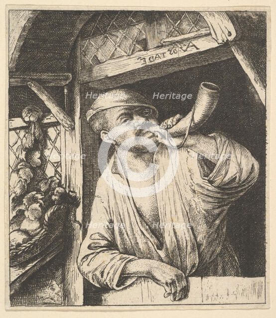 Baker Blowing Horn, 1610-85. Creator: Unknown.
