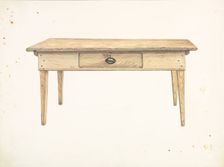 Baker's Table, c. 1937. Creator: Earl Butlin