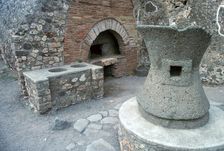 Bakery in Pompeii, 1st century. Creator: Unknown