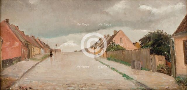 Bakkegade, Hillerod, 1884. Creator: Albert Gottschalk.