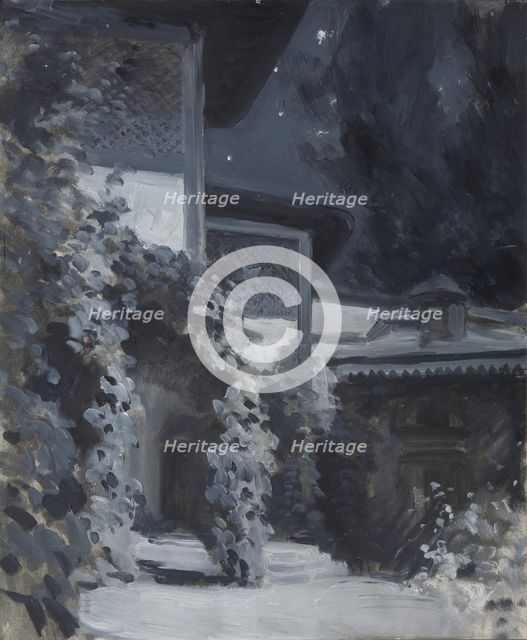Bakhchisaray Palace. Illustration to the poem The Fountain of Bahçesaray by A. Pushkin. Artist: Korovin, Konstantin Alexeyevich (1861-1939)