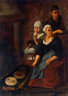 Baking of Flat Cakes 1645-1648. Creator: Murillo, Bartolomé Estebàn (1617-1682)