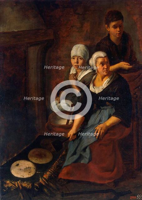 Baking of Flat Cakes', 1645-1648. Creator: Murillo, Bartolomé Estebàn (1617-1682).