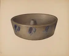 Baking Dish, 1940. Creator: Isadore Goldberg