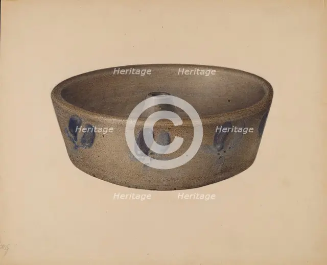 Baking Dish, 1940. Creator: Isadore Goldberg.