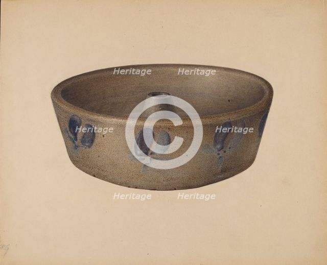 Baking Dish, 1940. Creator: Isadore Goldberg.