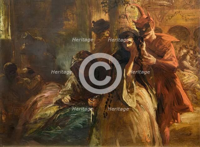 Bal Masque, c1840-1867. Creator: John Phillip.