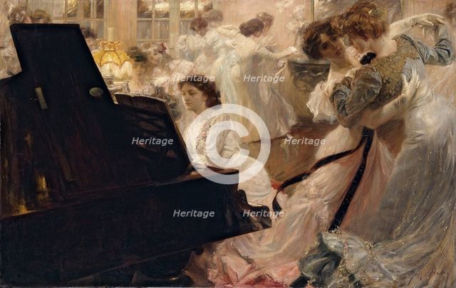 Bal blanc, 1903. Creator: Joseph Marius Avy.