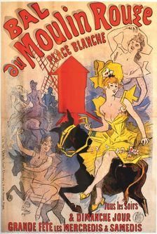 Bal du Moulin Rouge, 1889. Creator: Chéret, Jules (1836-1932)